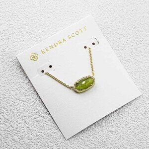 Kendra Scott Army Green Cat��s Eye Necklace